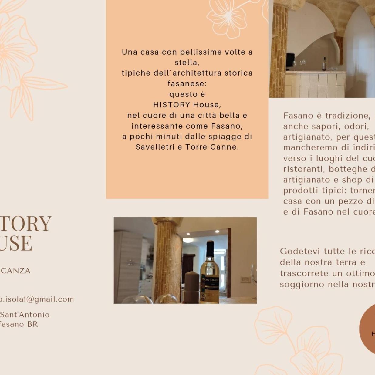 History House Apartment Fasano Bagian luar foto